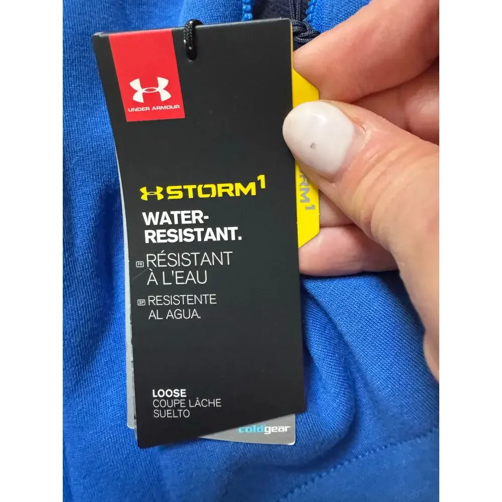 Under Armour Blue Water-Resistant Jacket - Men's Medium (New)